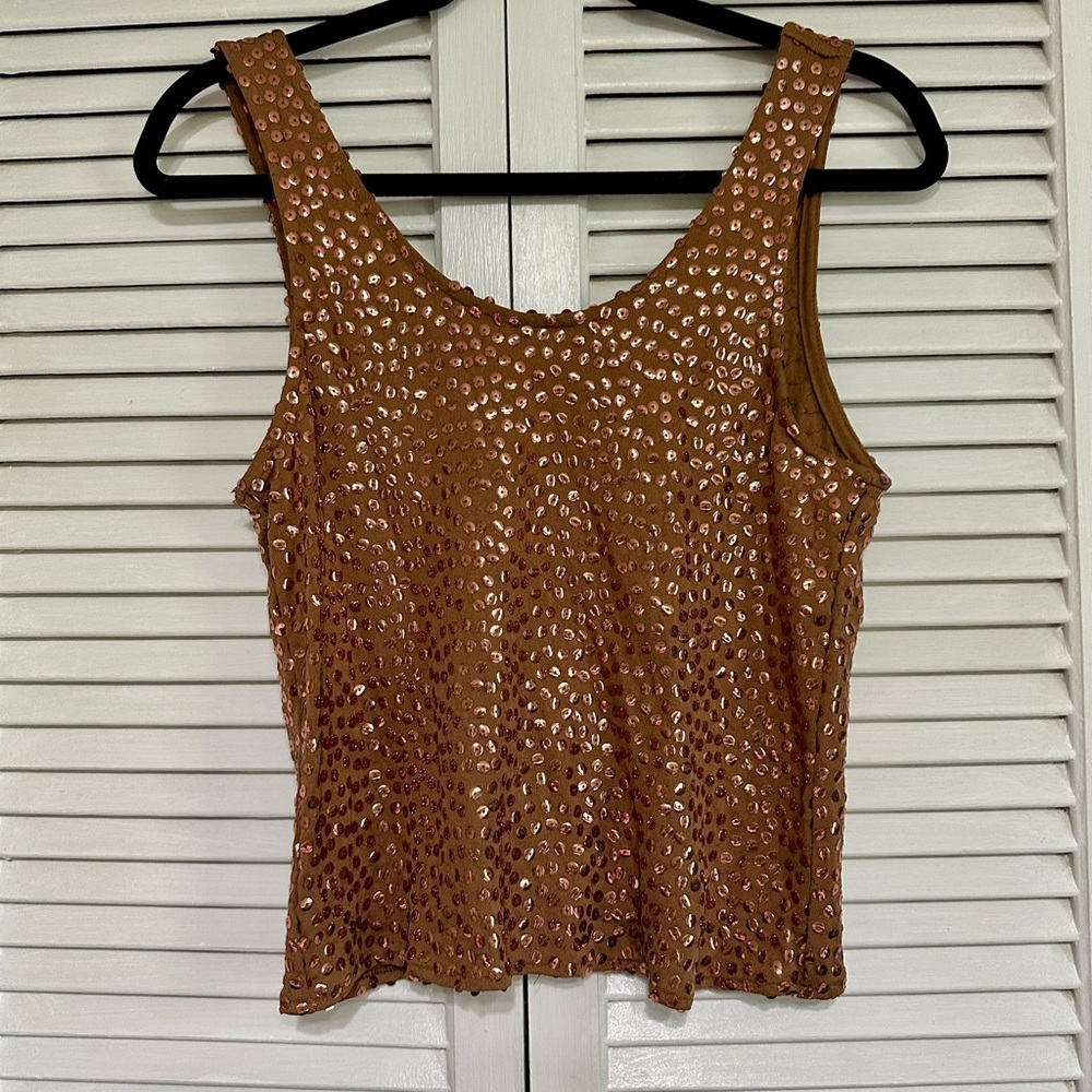 Vintage sequin top
